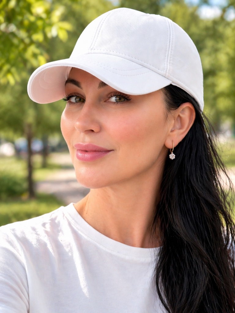 White Leather Cap - Leather Baseball Cap For Men And Women
